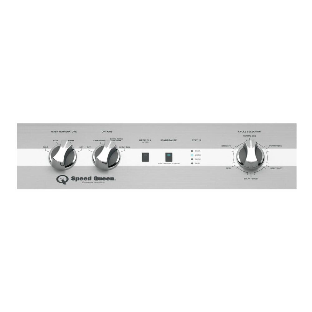 TC5003WN control panel with mechanical dials and cycle selector
